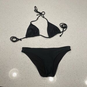 Black American eagle bikini